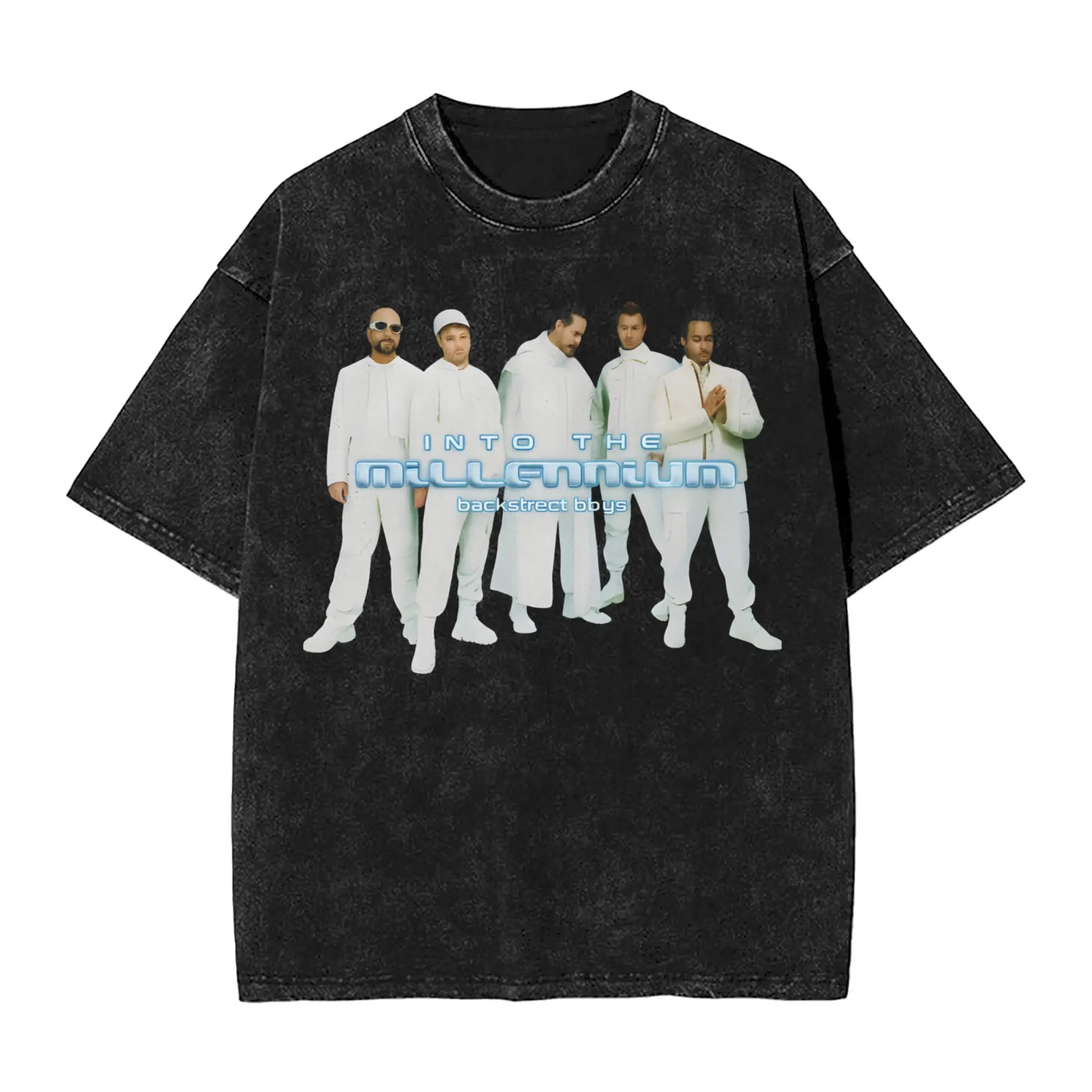 Backstreets Boy T Shirts Men's  100% Cotton Funny T-Shirts Round Neck Into the Millennium  Tee Shirt Short Sleeve Tops Gift Idea
