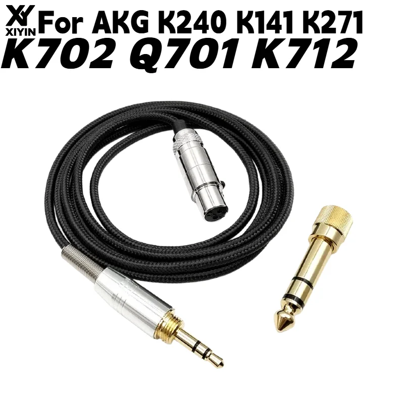 3-контактный мини-кабель XLR для балансного подключения, предназначенный для ремонта гарнитур AKG K240, K240S, K240MK II, K271s, K702, Q701, K712, K171, K181, M220.