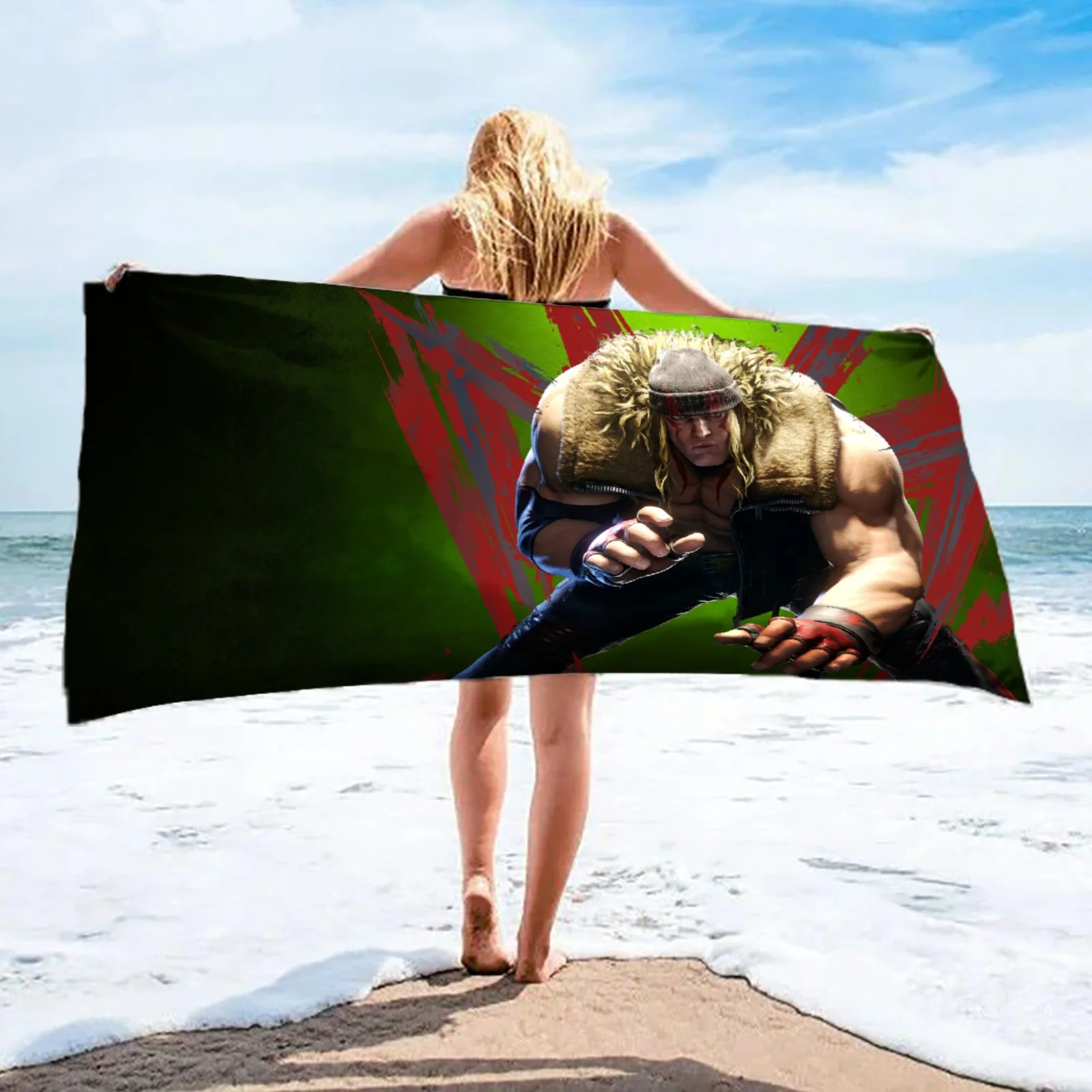 Trendy Design Beach Towel 3D Printed Personalized Microfiber Towel for Wedding Party Souvenir for Beach Swimming Bath Seaside
