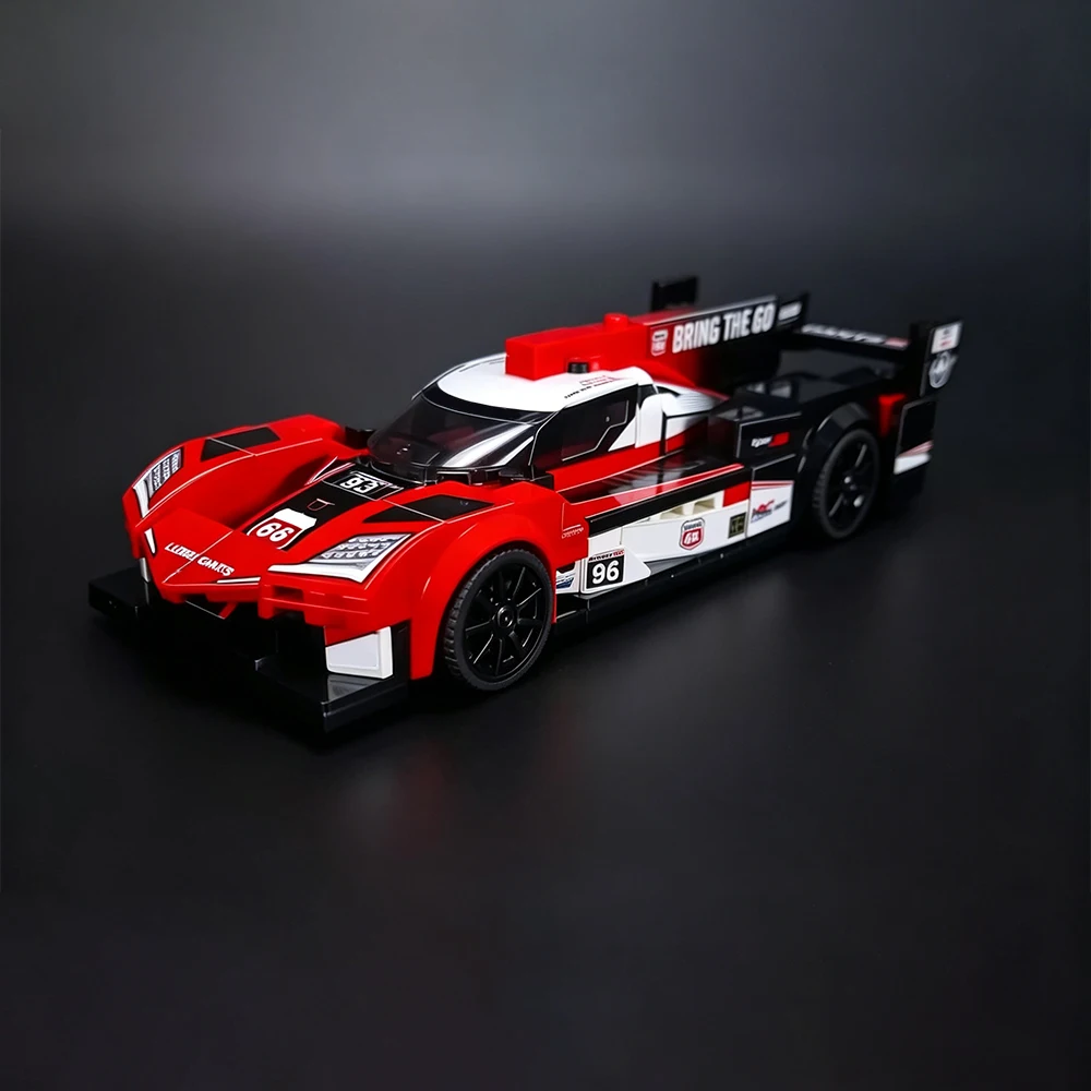 Neue MOC-Geschwindigkeit ​ ​ Serie 2025 Rennwagen ARX06 Modellbausatz DIY Modulares Sportwagen-Montage-Spielzeug Sammlerstück für Erwachsene Geschenk