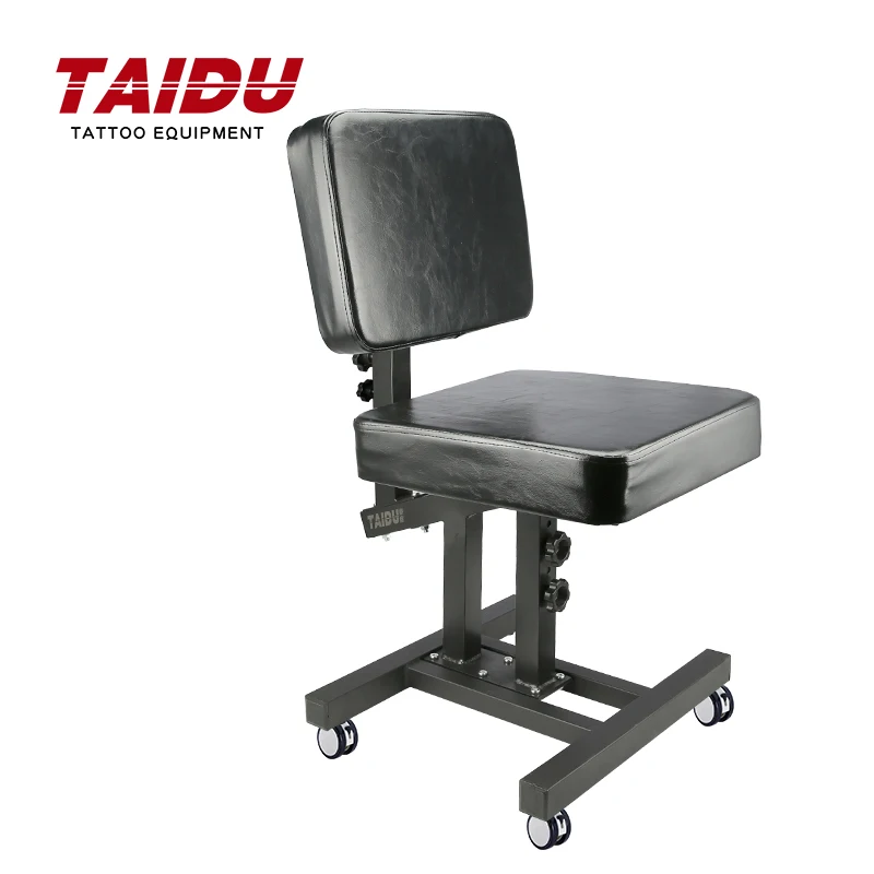 TAIDU Multi Functional Tattoo Chair Leathery Back Adjust Tattoo Salon Chairs Steel Frame Lift Tattoo Bench For Tattoo Artist