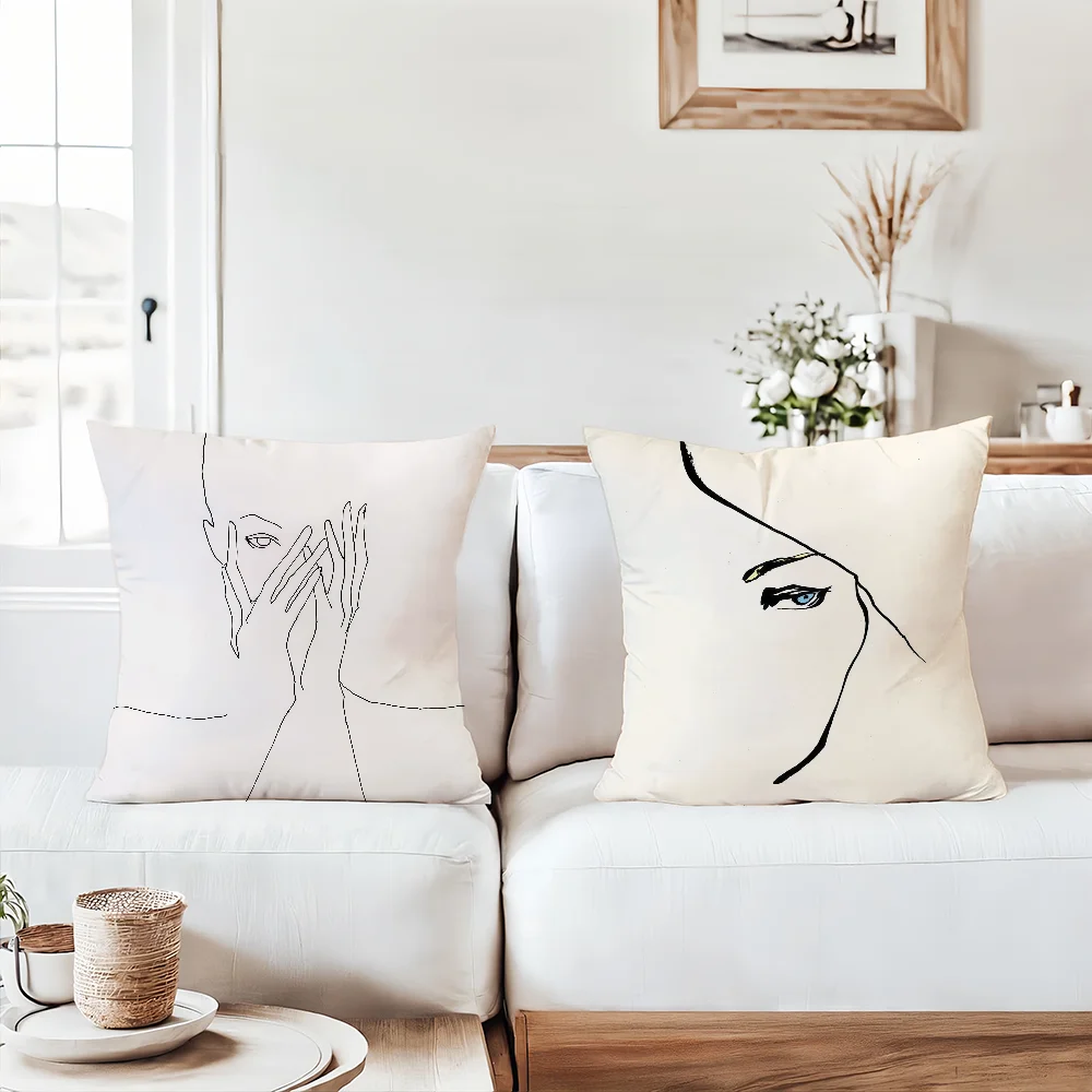 French artist F-Frederic F-Forest  Pillow Case Office Cushions Suitable For Sofa Car Bedroom Decorative Cushion Cover