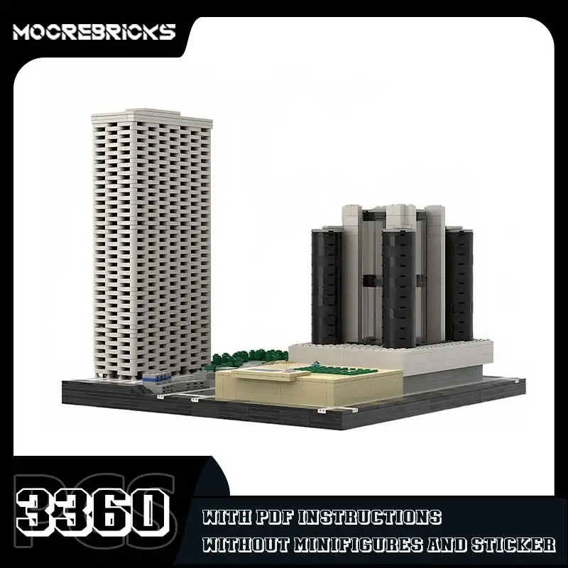 

Hot Selling Union Bank Plaza And Westin Bonaventure Hotel Model Building Blocks City Street View Bricks Kids Educational Toys