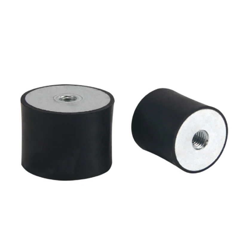 Anti Vibration Rubber Isolator Mount, M6 M8 DD Female Thread Anti Vibration Bobbin Isolator Damper Rubber Mounting Feet