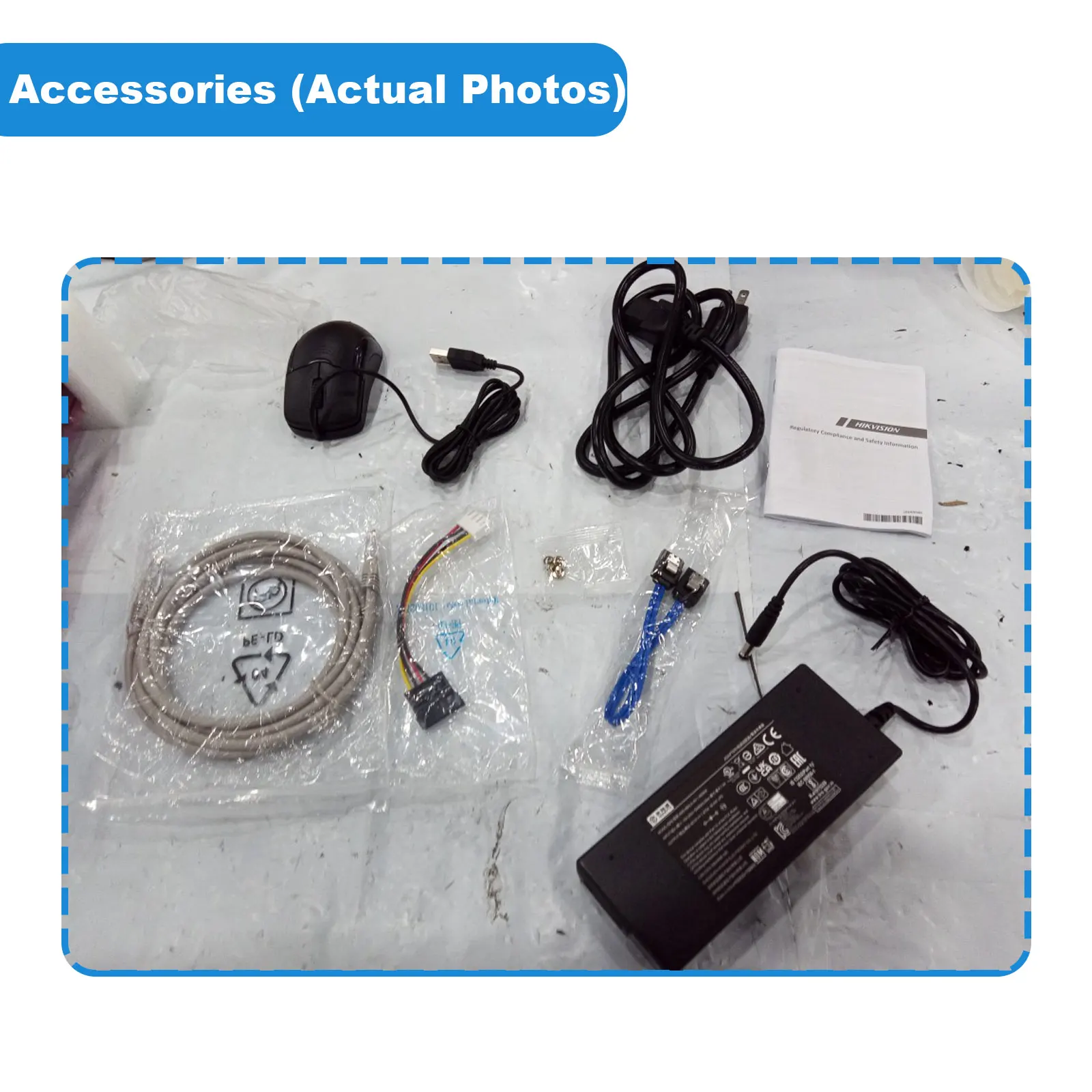 Hikvision Used Open Box DS-7608NI-Q1/8P 4K 8CH NVR POE NVR 8MP POE Two Way Audio Network Video Recorder Security Surveillance
