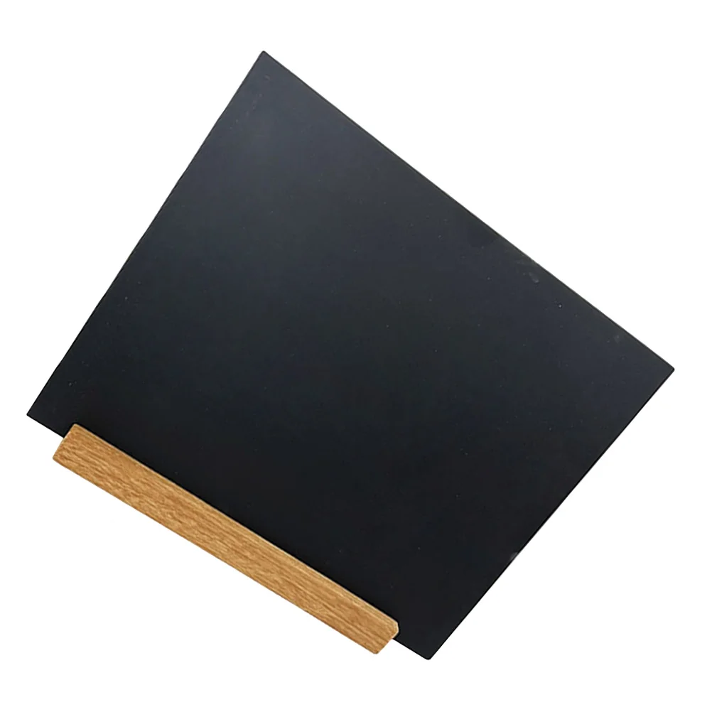 

Wooden Chalkboard Small Blackboard Sturdy Wood Table Top Mini Menu Boards Reusable Easy Erase Portable Display