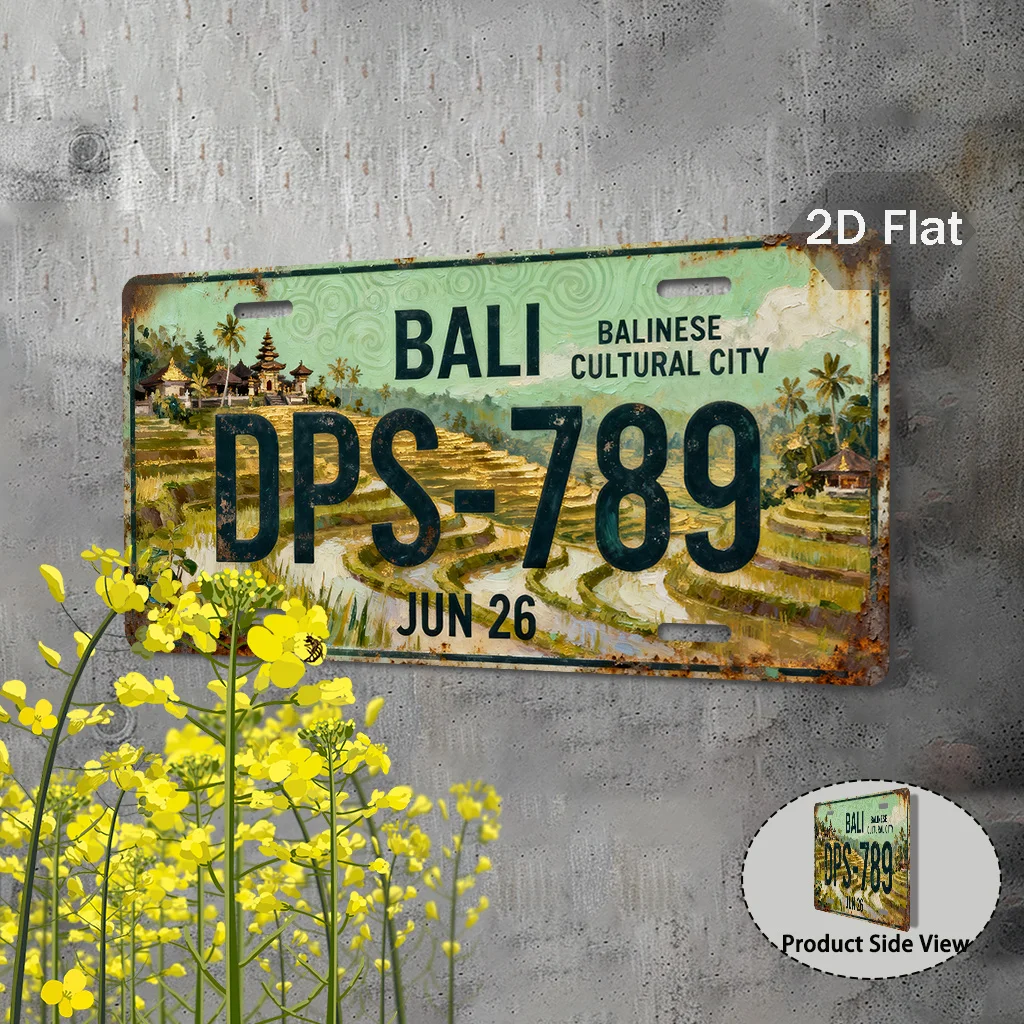 Znak AL - Vintage, trwała meta – Home Decor Bali recenzja i cena