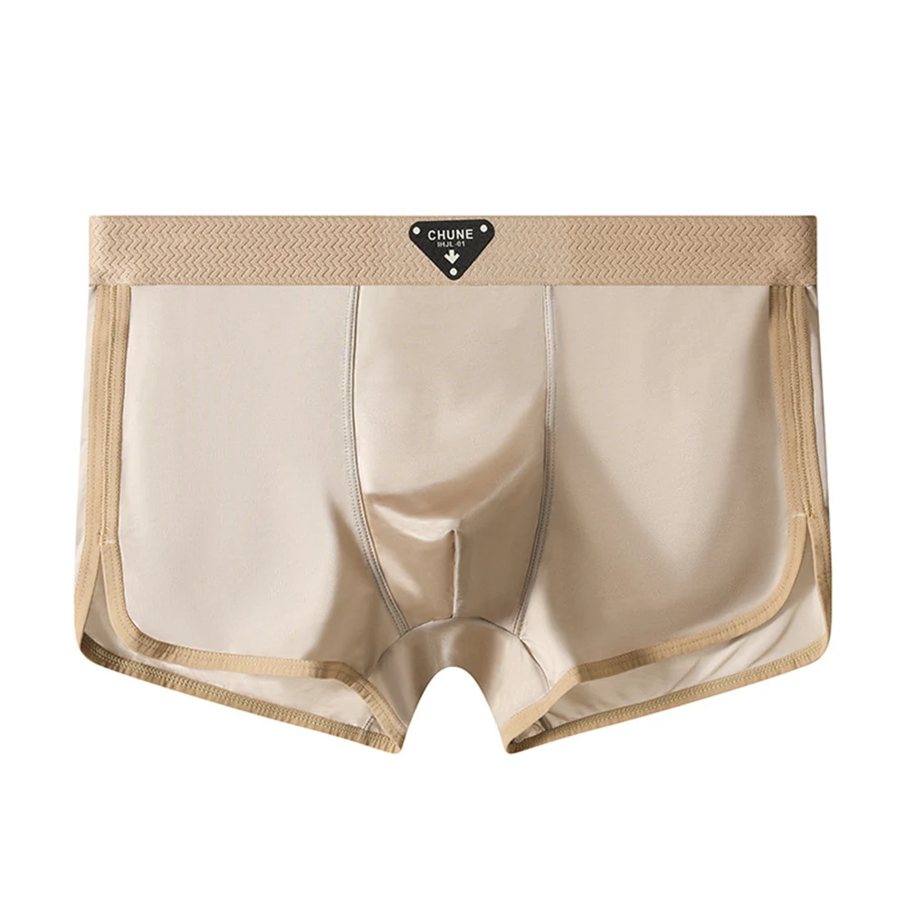 Perfect For Relaxing Ice Silk Underwear Comfortable Soft Boxers For Men 30 Spandex Material Brand New Condition