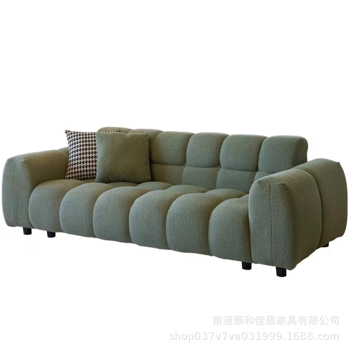 

French cloud cream wind sofa modern simple Internet celebrity puff sofa straight row cashmere sofa manufacturers wholesale