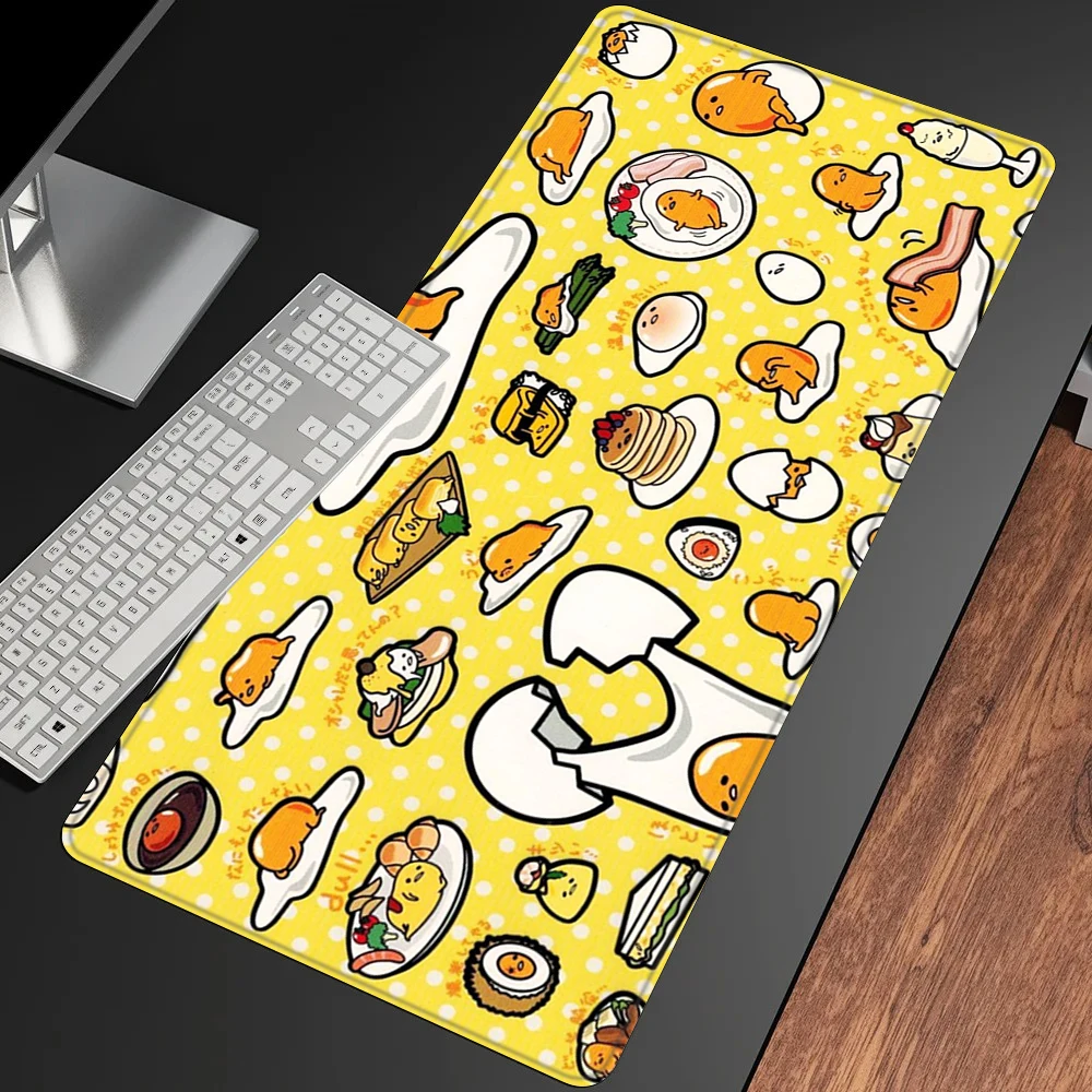 Gudetama Mousepad HD Printing Computer Gamers Locking Edge Non-slip Mouse Pad XXL90x40cm Keyboard PC Desk Pad