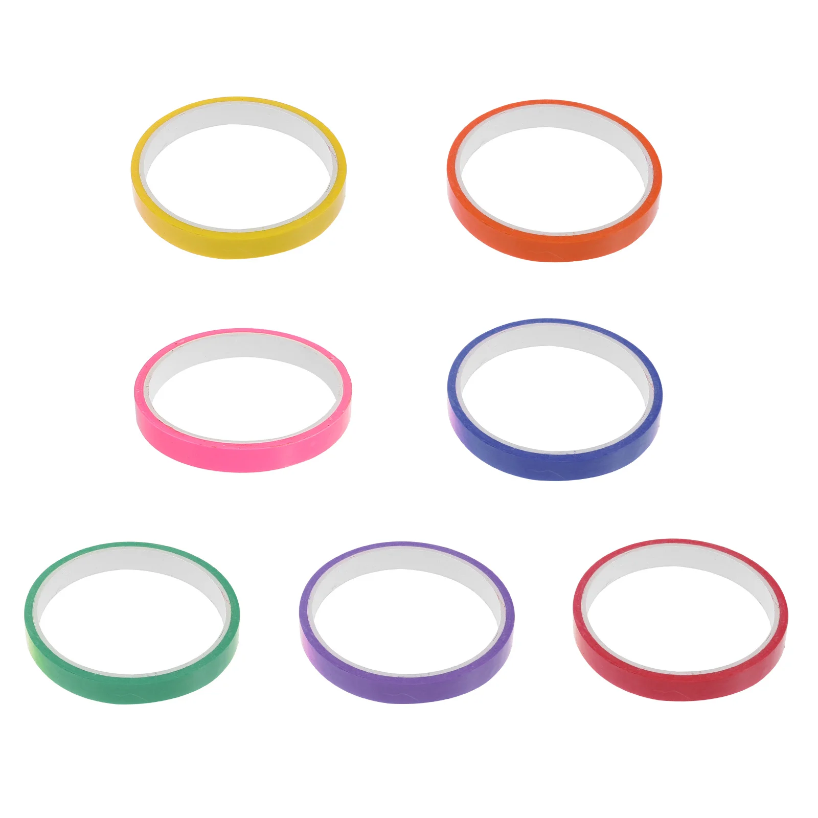 7 لفات من أشرطة الكرة اللزجة الملونة لتخفيف الضغط وتخفيف الضغط وأشرطة تخفيف التوتر للمنزل والمكتب والصحة العقلية #6