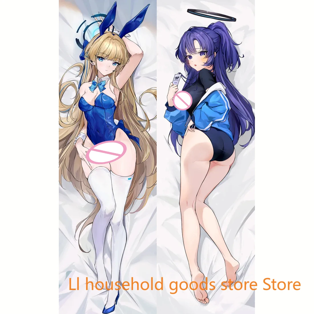 

Anime Blue Archive Asuma Toki Hayase Yūka Cosplay Dakimakura PillowCase