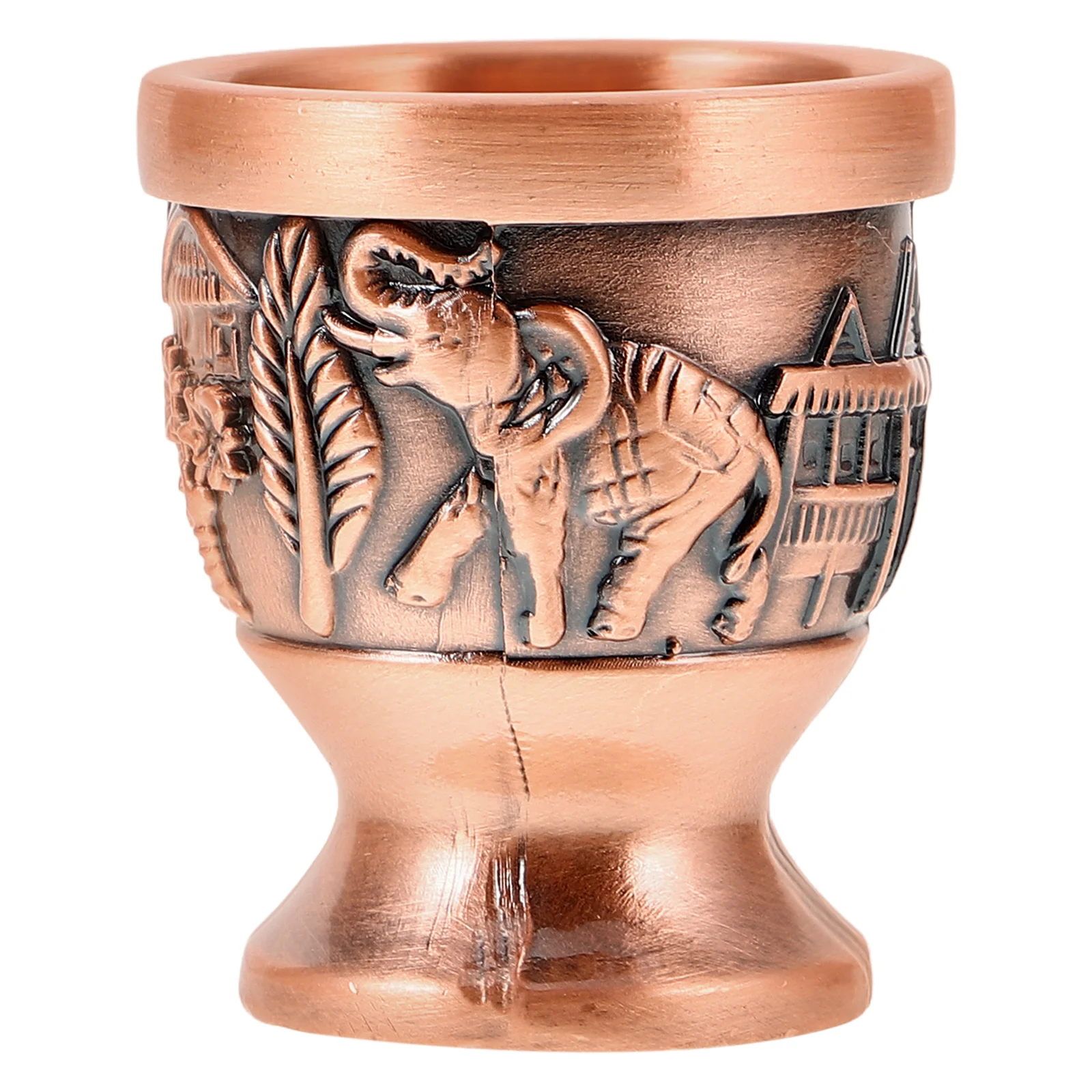 

Vintage Metal Shot Glass Zinc Alloy Elephant Shape Home Decor Wine Glasses Small Drinkware