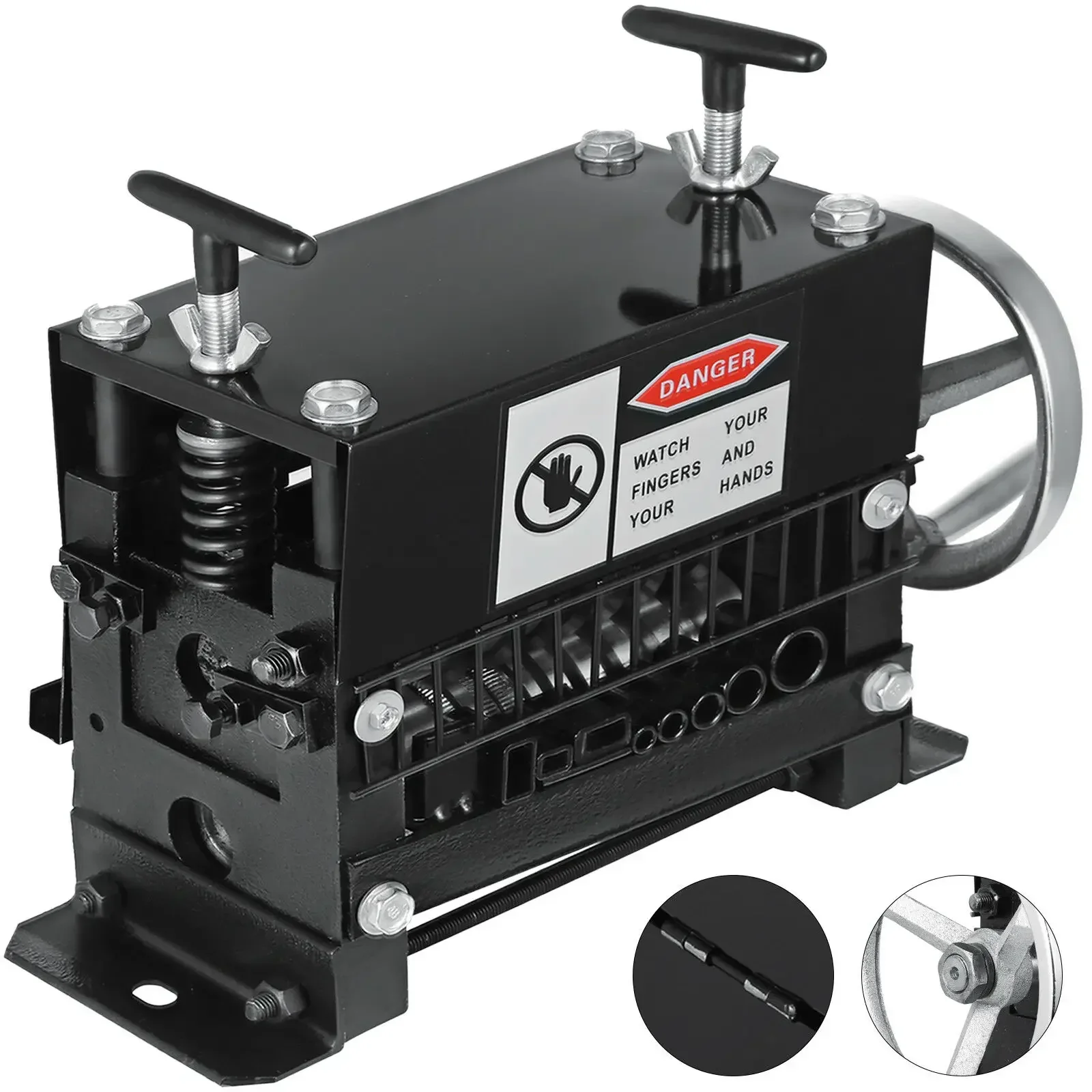 

Manual Wire Stripping Machine Hand Cranked Wire Stripper 1-20mm 1.5-38mm 1-40mm for Stripping Cable Scrap Copper Recycle