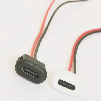 USB tip C konnektör Jack dişi tip-c ile kart toka 3A yüksek akım hızlı şarj Jack portu USB-C şarj fişi soket