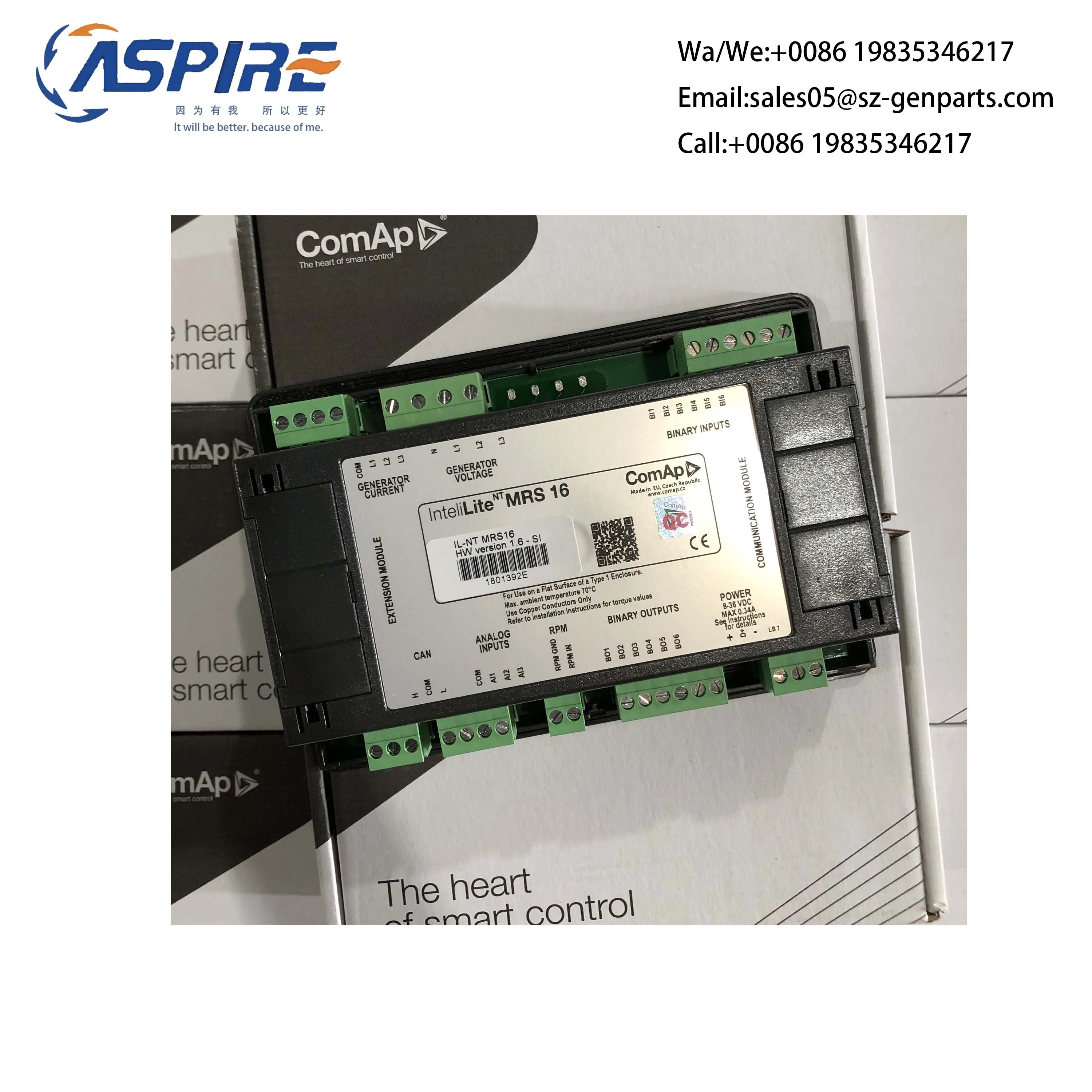 Imagem -02 - Painel Controlador Genconjunto Módulo Unidade de Controle Elétrico Gerador Motor Grupo Original Mrs16