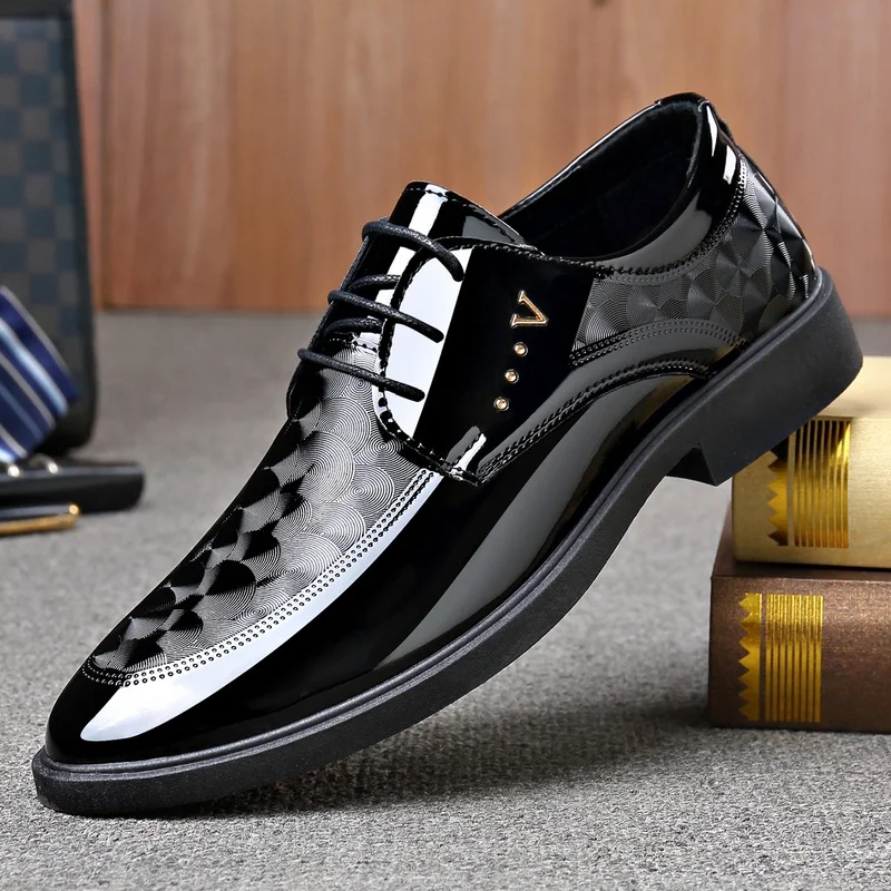 Men's Leather Shoes New Spring Autumn Soft Leather Business Versatile Single Shoes Casual Formal Shoes