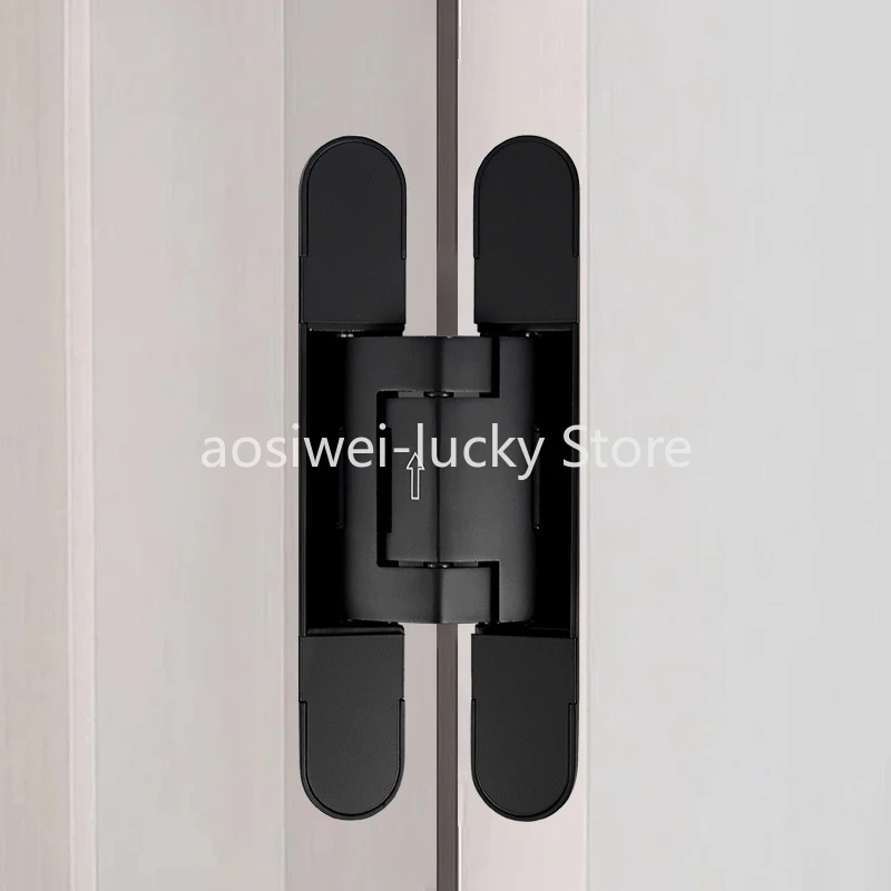 

Silent Close Hydraulic Adjustable Hinge Invisible Mounting Folding Automatic Door Closing Device Furniture Fittings