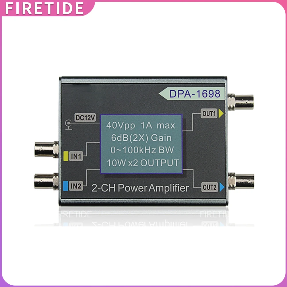 

DPA-1698 High-Power Functional Signal Generator Dual Channel DDS Power Amplifier DC Power Amplifier 10MHz