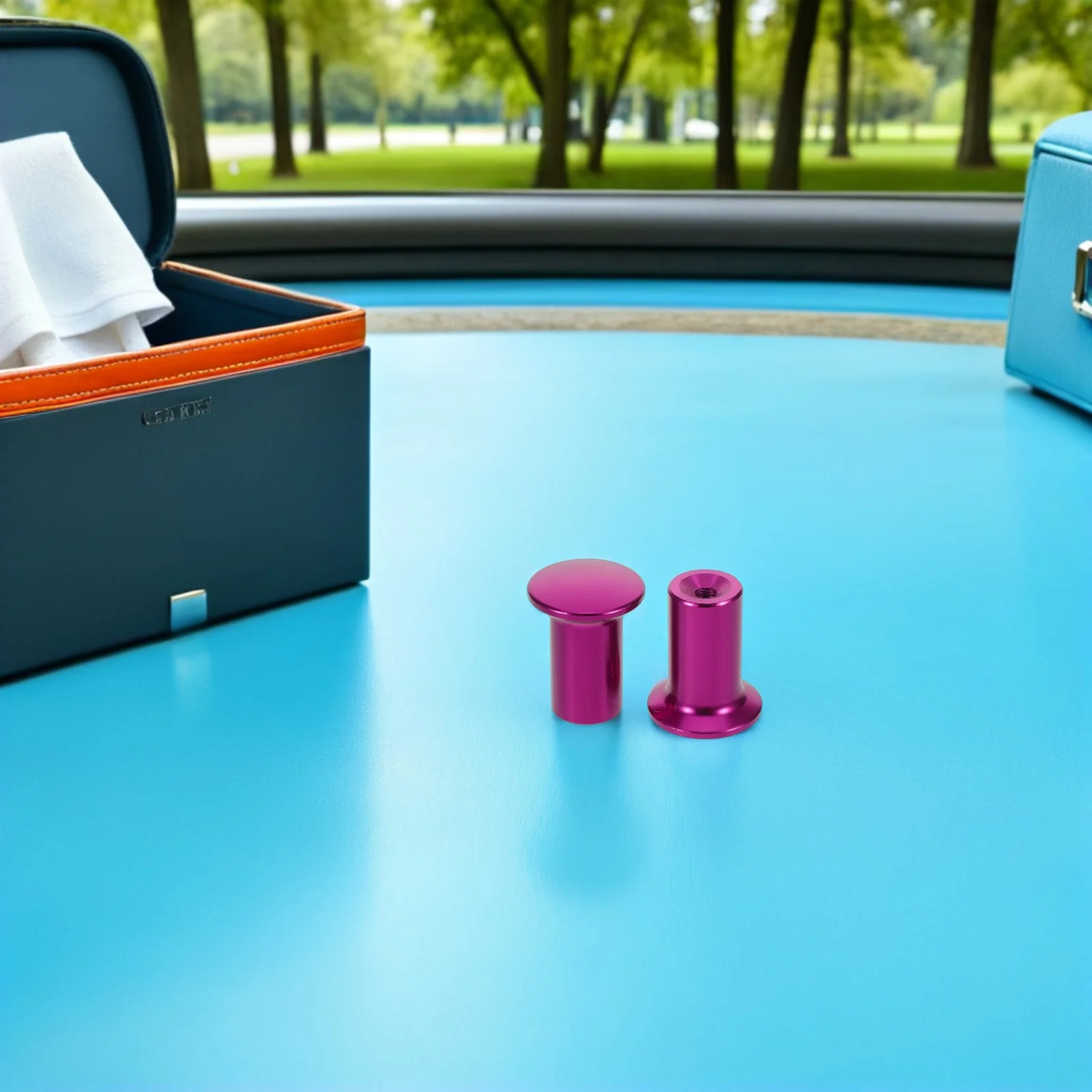 

2pcs Car Hand Cover Aluminum Drift Knob Universal Fit For Toyota Modified Vehicles Racing Brake Handle Emergency Brake Cover