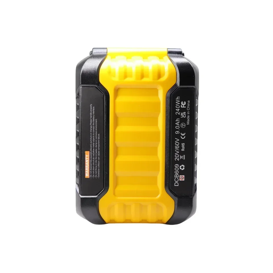 15-Cells 18650 Plastic Replacement Case for DeWalt DCB609 20V/60V MAX 9.0Ah Battery, Plastic Battery Housing Replacement Kit