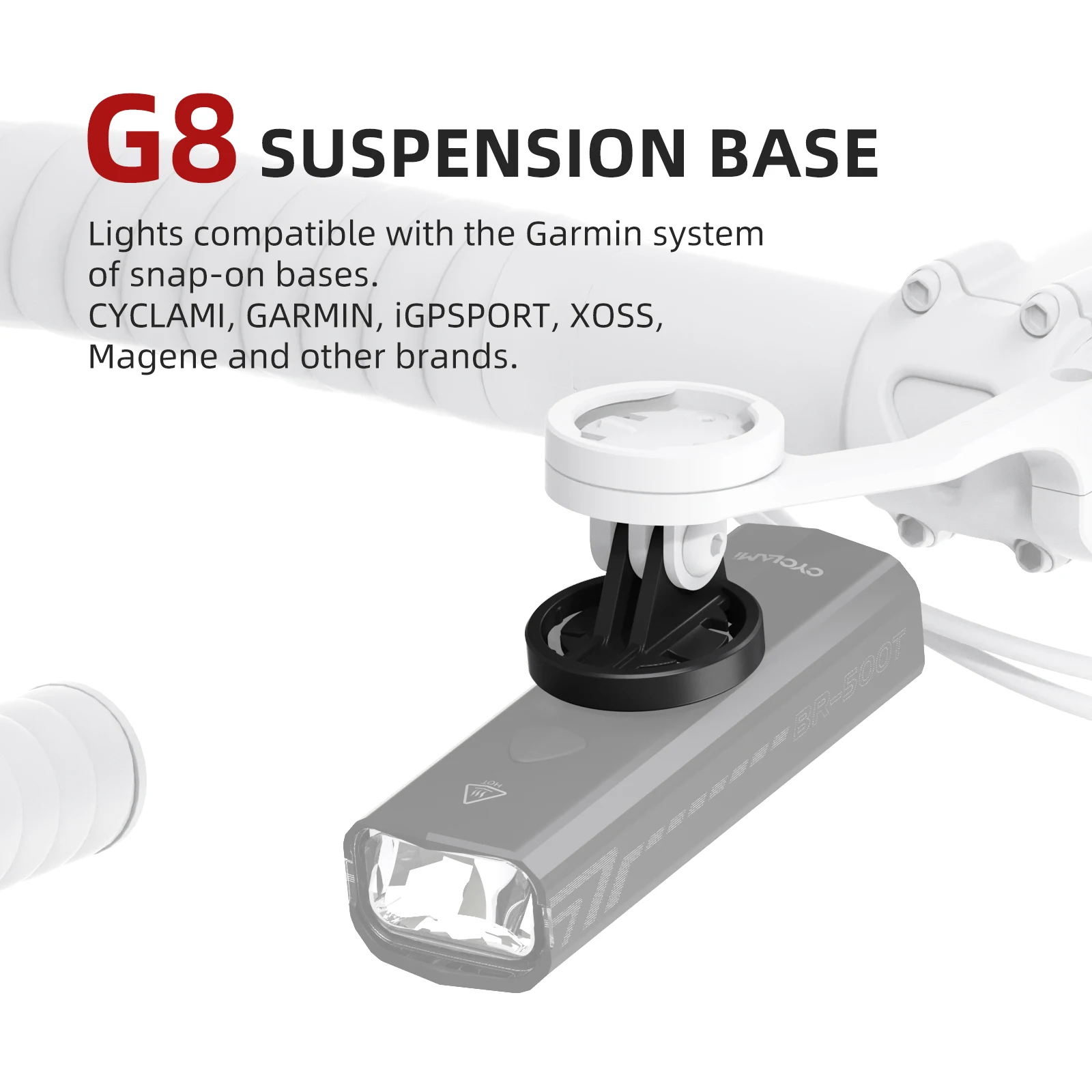 CYCLAMI 自転車カメラ Gopro マウントホルダーブラケットサイクリングフロントライトブラケットカメラスタンド交換アクセサリー