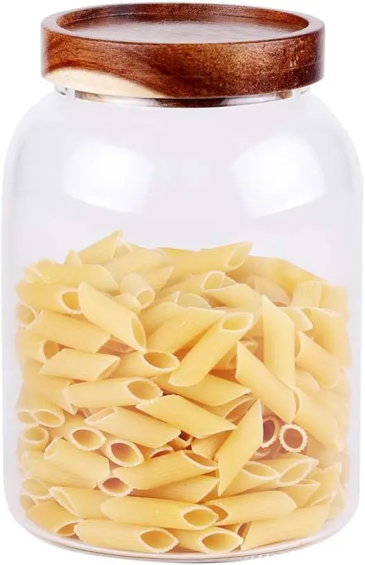 

Glass Food Storage Jar with Airtight Lid for Kitchen Organization, 6.3 inch