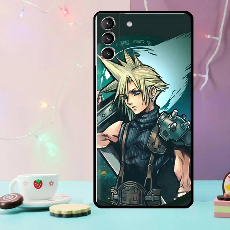 Final Fantasy Case For Samsung Galaxy S23 Ultra S22 S24 Plus Note 10 20 S8 S9 S10 S21 FE S20 FE Cover