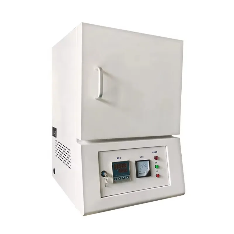 30-50 Programmable Segments Laboratory Heating Equipment 1400 Degree High Temperature 7L Mini Electric Muffle Furnace