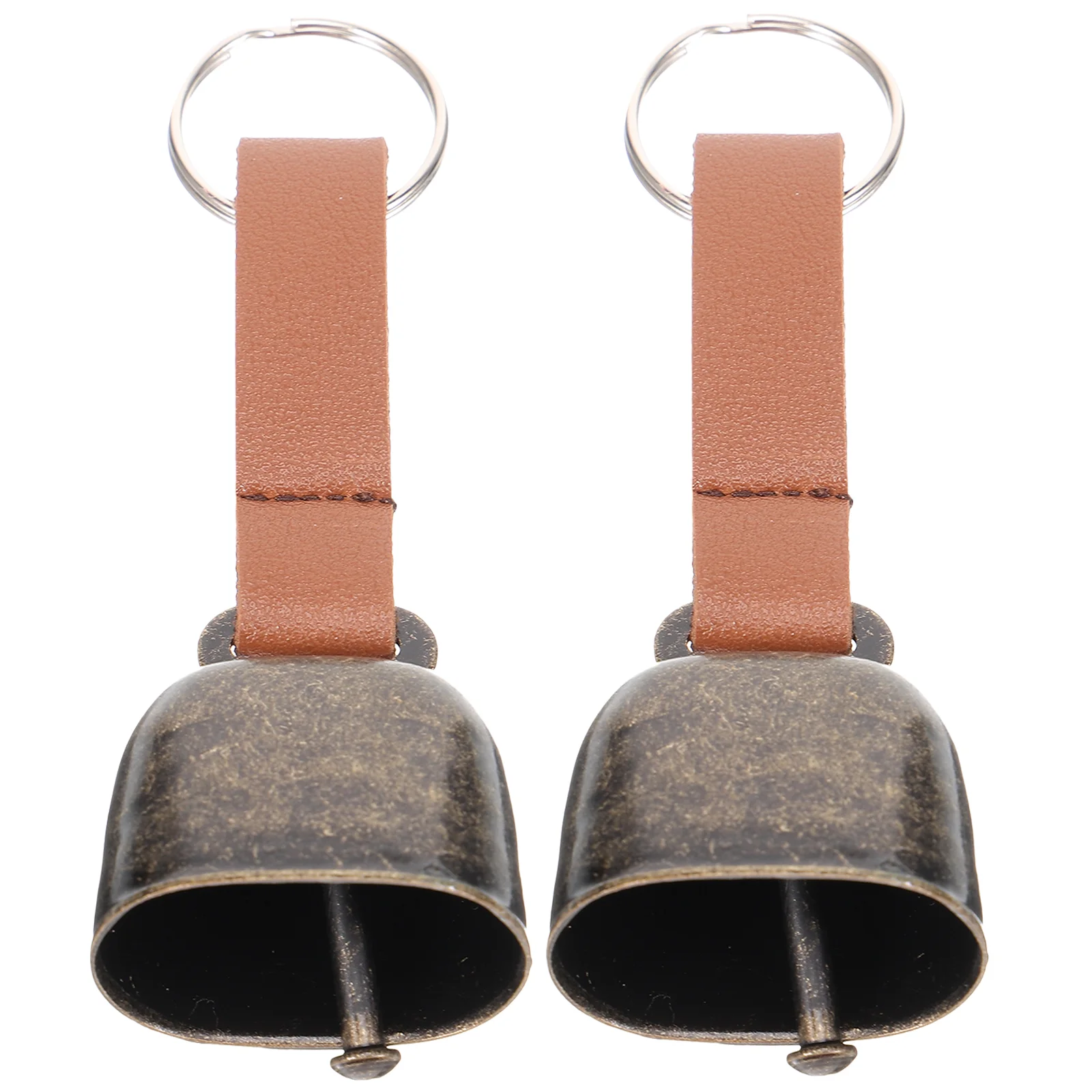 Urso repelente Bell para escalar a pé, Sinos de caminhada, Aviso anti-vaca perdida, Cattle Metal Hanging Travel, 2 pcs