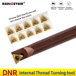 DNR0008K08 DNR0013M16 DNR0020R16 Thread Turning Tool Spring steel shockproof plus hardness 08/16IR Carbide Inserts cutter tool