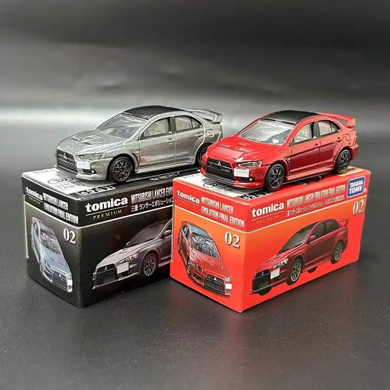 

Модель автомобиля Takara TOMY Mitsubishi Lancer Evo X 10 из сплава, литой металлический игрушечный автомобиль, модель автомобиля, миниатюрная модель масштаба, подарок для детей