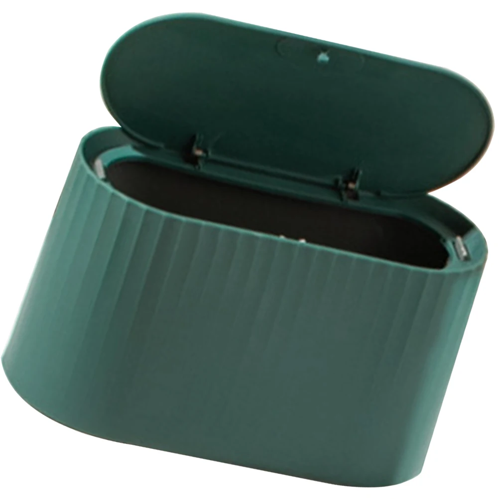 

Push Trash Can Lightweight Desktop Garbage Bin Small Storage Container Waste Pp Miniature Rubbish Bin Versatile Study Bedroom