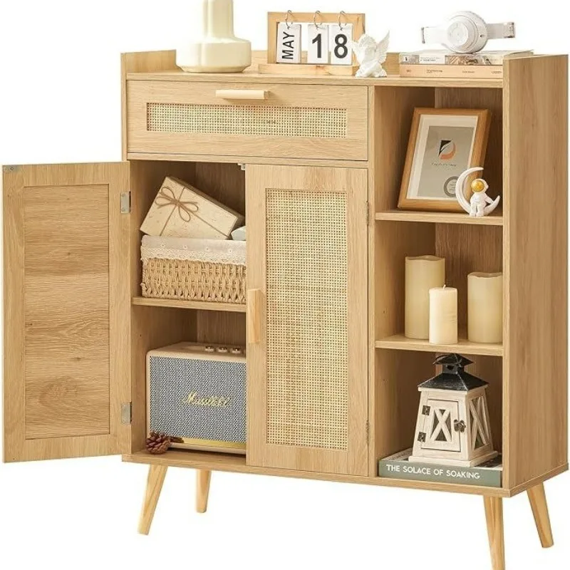 

Exclusive supply rattan cabinets rattan braids double door lockers against the wall side cabinets