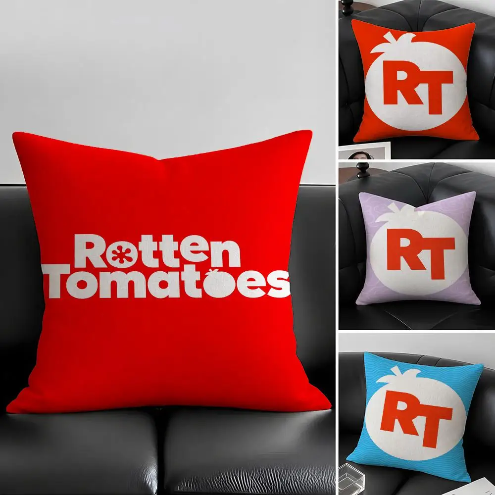 Brand R-Rotten T-Tomatoes Cushion Cover Natural Linen Pillowcase Set, All-in-One Decor for Sofa, Bedroom & Chair