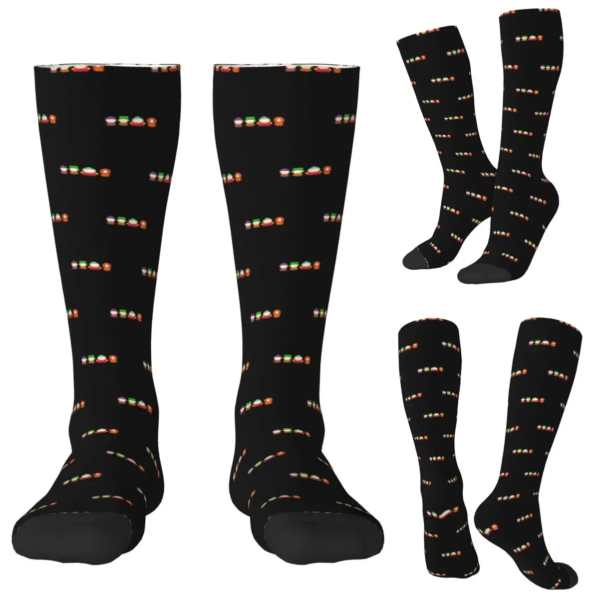 

Southpark Boys Cartoon Anime Socks Harajuku Stockings All Season Long Socks Accessories for Man Woman Birthday Present