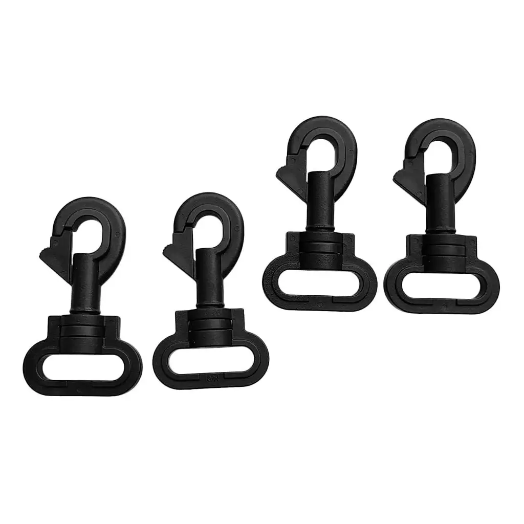 3-6pack 4 Pcs Swivel Snap Hook Clip for Scuba Diving Kayak 25mm/1inch Webbing