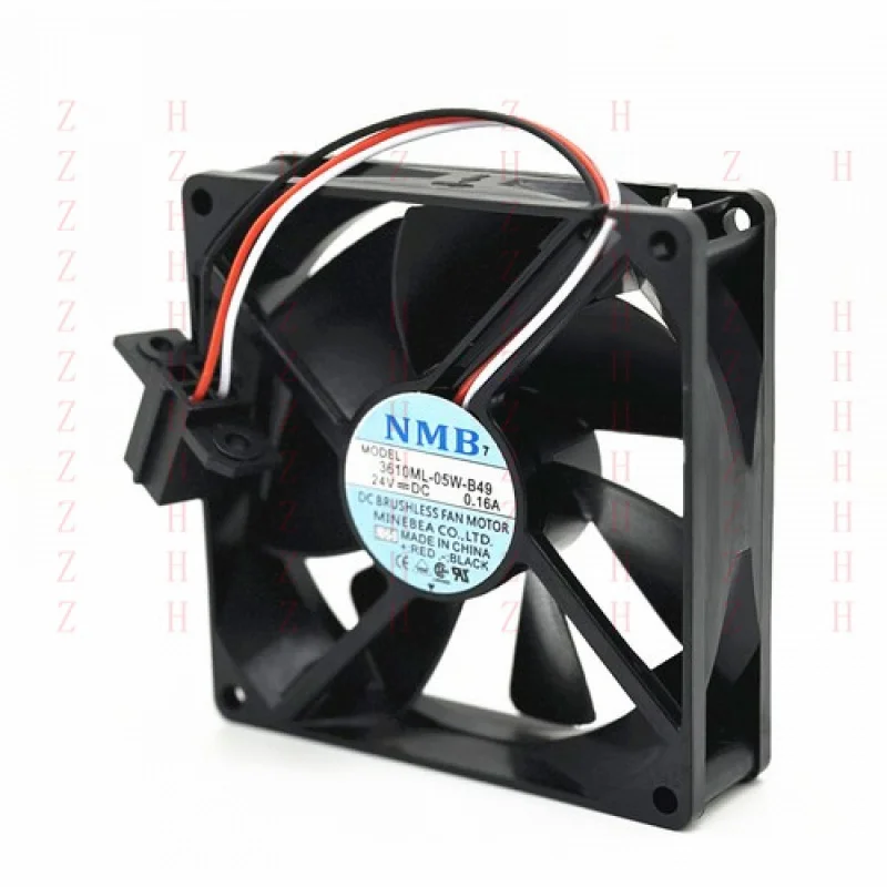 XXZ   NMB FOR 3610ML-05W-B49 Fanuc A90L-0001-0378 24V 0.16A 3-pin Double Ball Inverter Fan