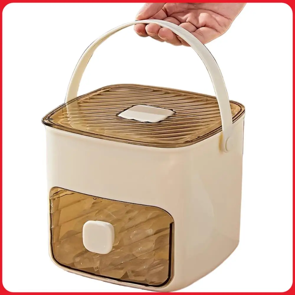 Portable Ice Maker Machine with Storage Drawer Countertop Ice Cube Maker Compact Ice Maker Machine for Household & Outdoor Use
