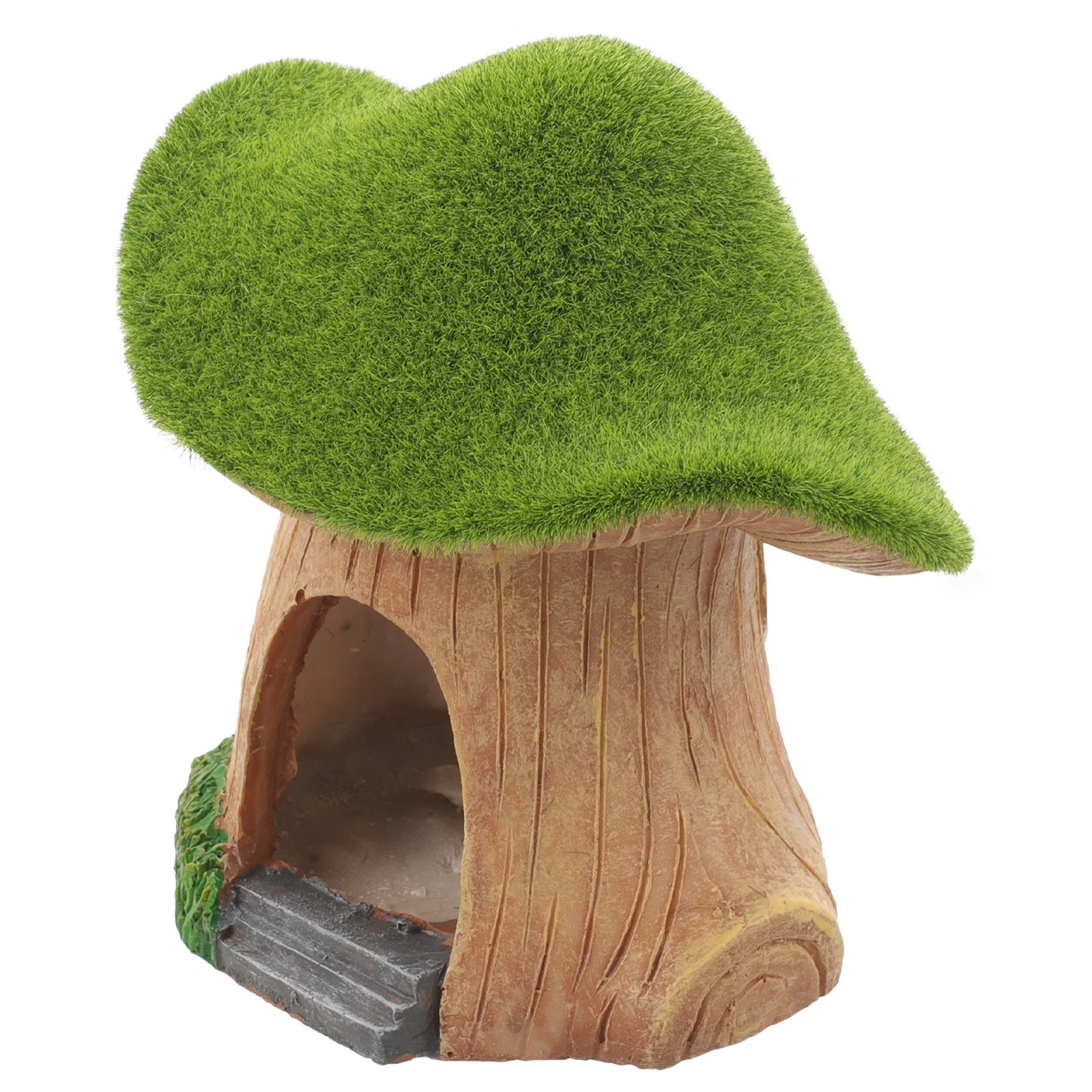 

Fish Hideout Resin Mini Mushroom House Durable Aquarium Decoration Betta Fish Shelter Tank Ornament Betta Tank Decorations