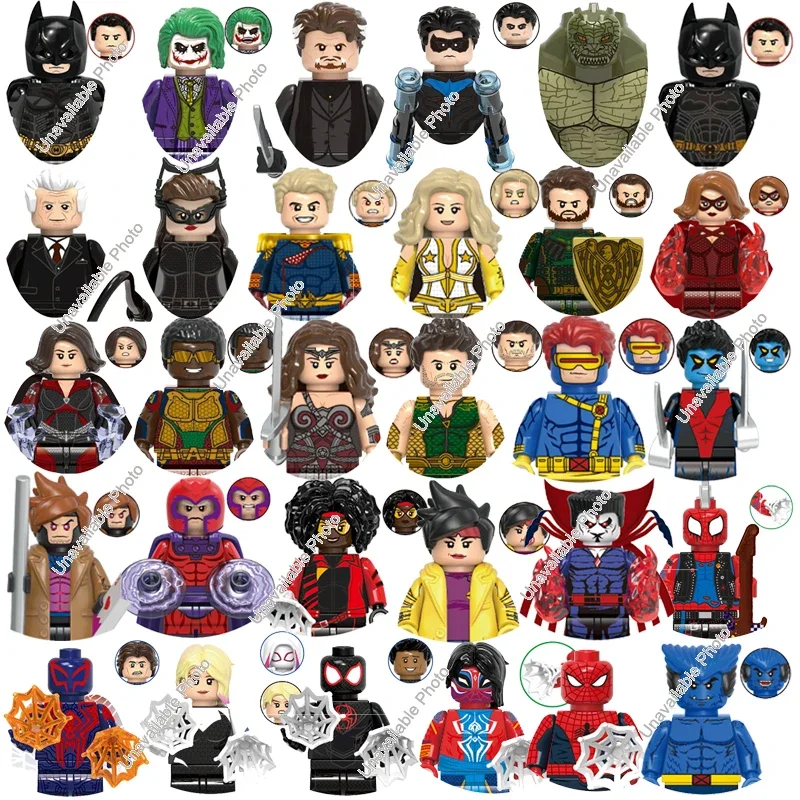 Hot Speelgoed X0341Joker Batman Harley Quinn Kat Bouwstenen Hero Anime Bricks Poppen Mini Actie Speelgoed Cijfers Monteren Blokken Gift