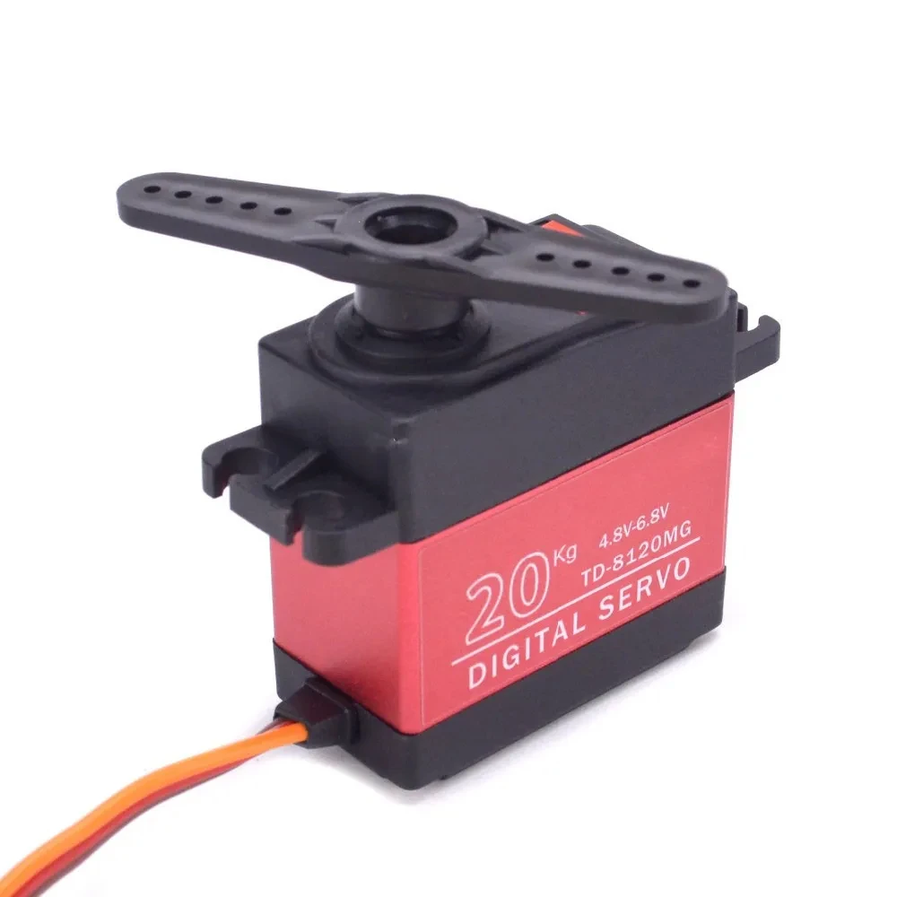 20KG Digital Servo TD8120MG High Torque Torque Metal Shell Iarge Angle Model Airplane Model Car Waterproof Robotic Arm