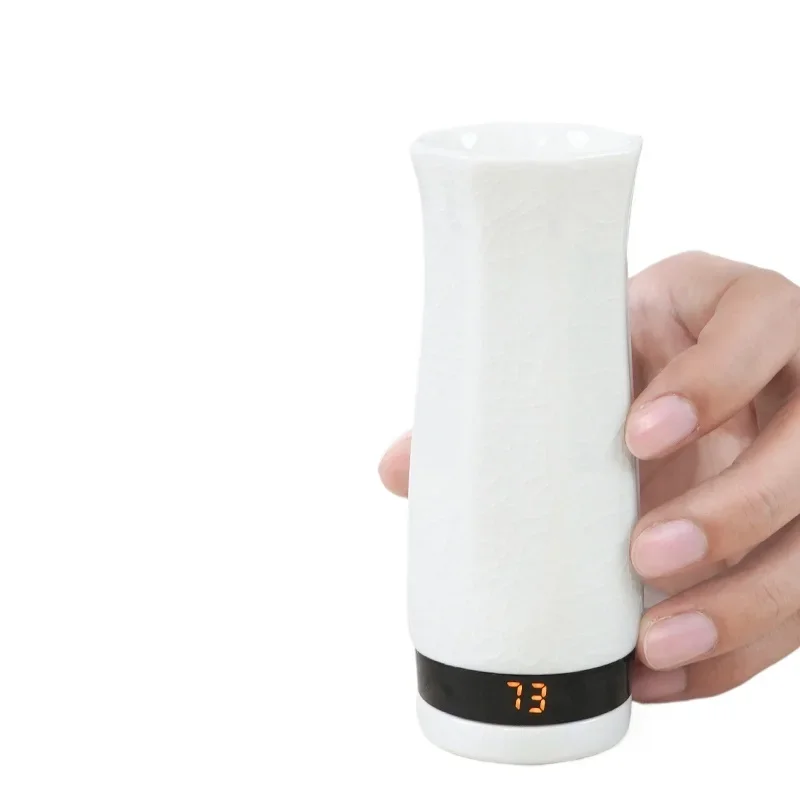 Handheld ceramic aroma diffuser, bedroom interior product sandalwood incense burner type-c convenient charging