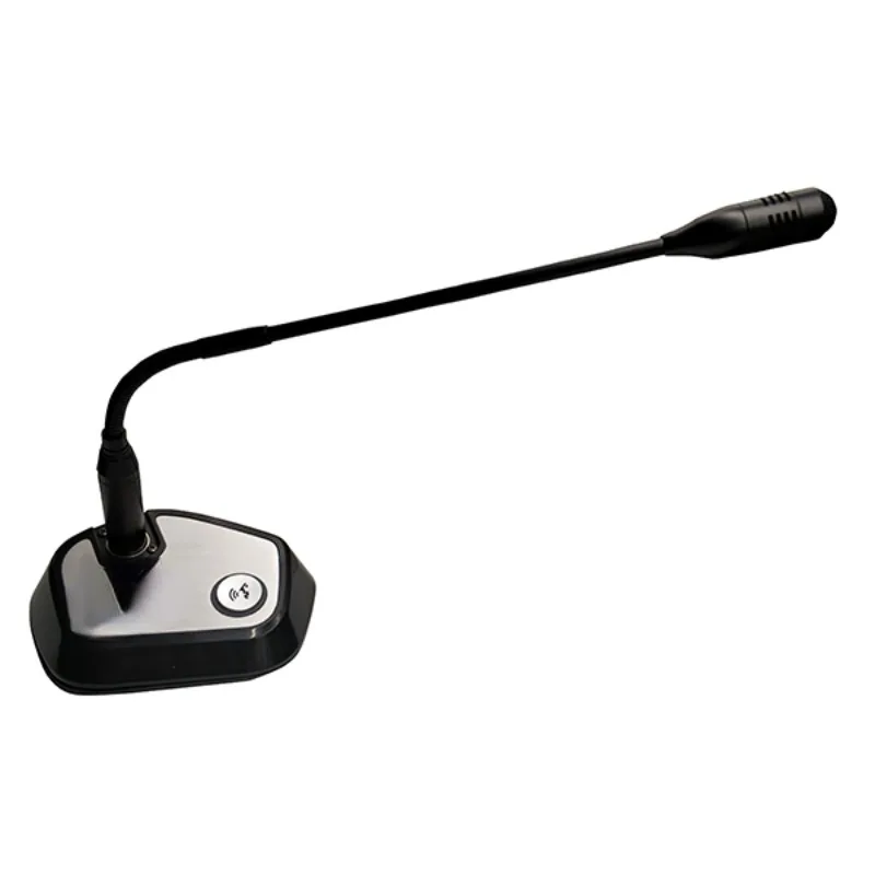 Commercial Audio Desktop Conferencing and Paging Microphone with Dante Network Output