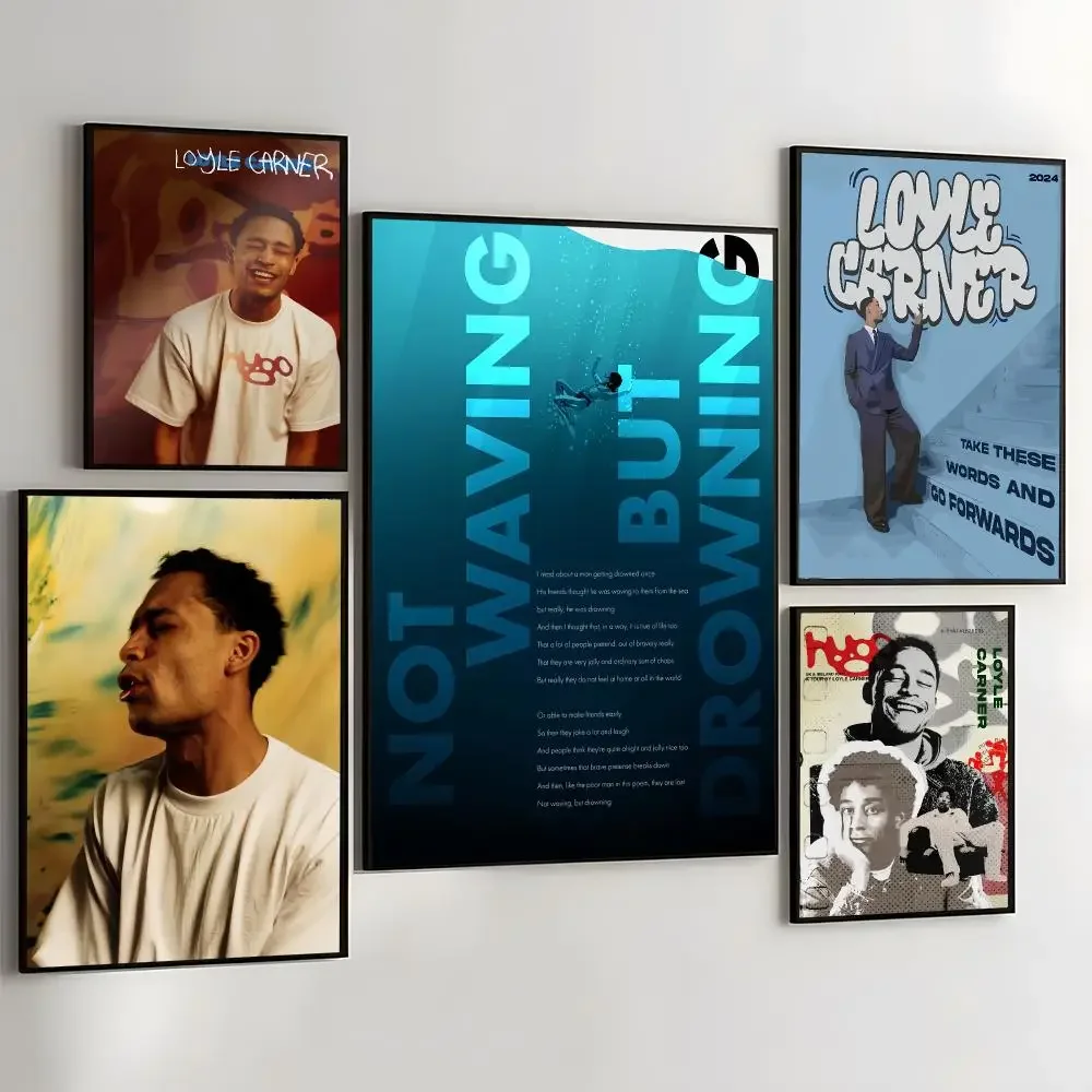Loyle C-Carner Miller Vintage Painting Calligraphy Self Adhesive Wall Art Waterproof Print For Bedroom Hallway Home Decor