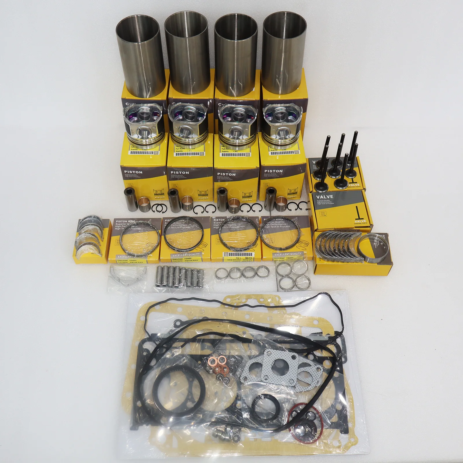 Overhaul Rebuild Kit For Kubota V2403-M-DI V2403-M-DI-E2B V2403-M-DI-E3B Engine