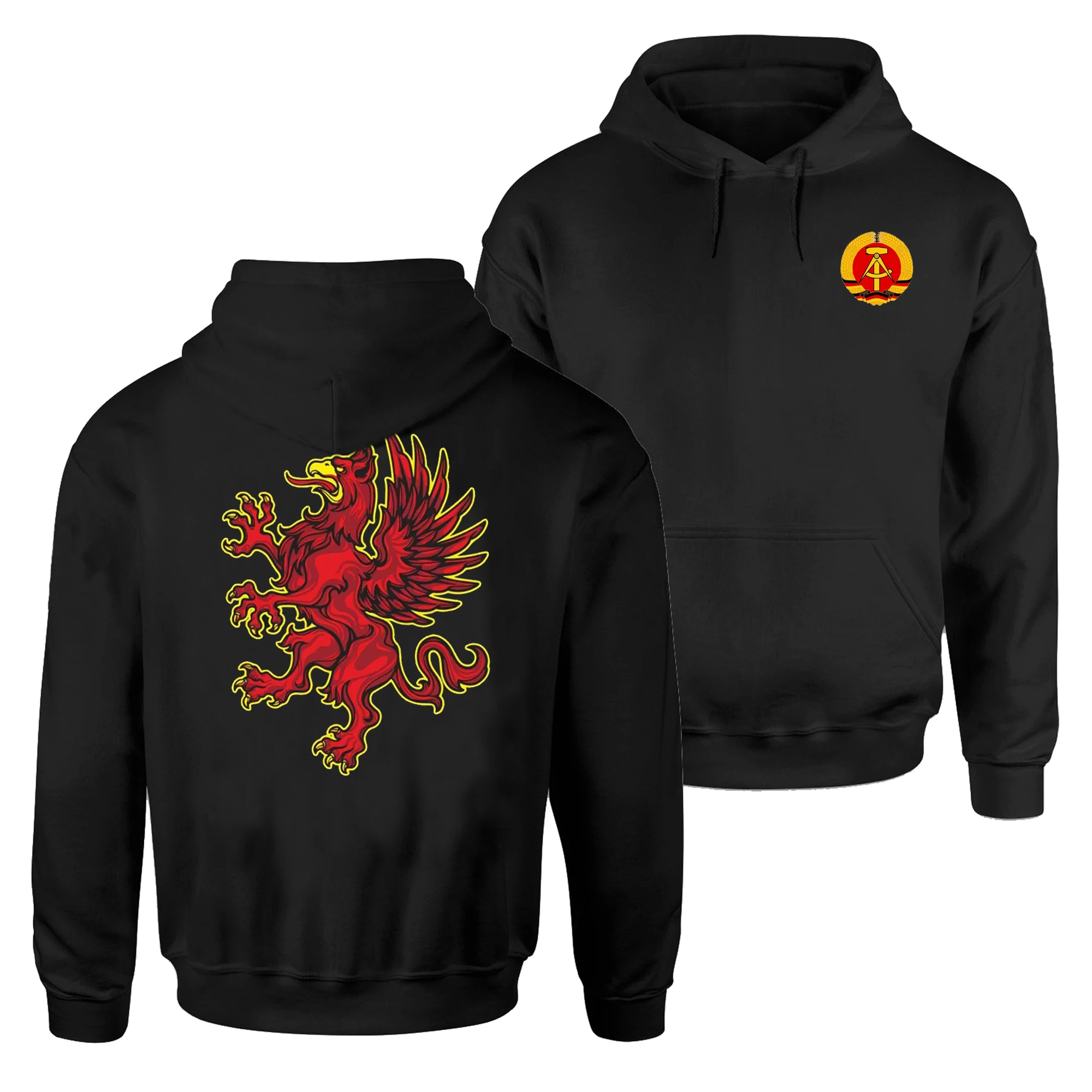 

East Germany Pomerania Vorpommern DDR OSSI Ostdeutschland Pullover Hoodie Comfortable Cotton Casual Mens Sweatshirt Streetwear