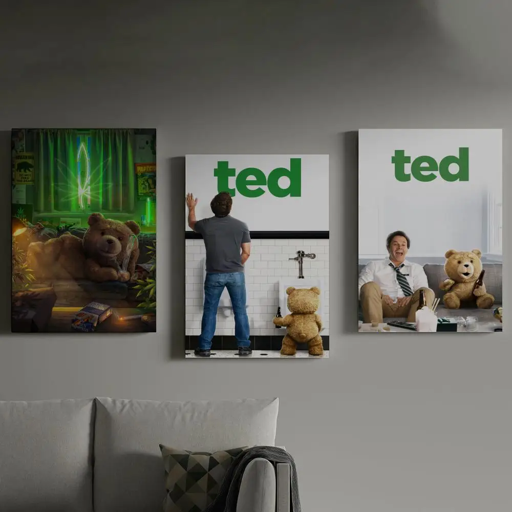 

Ted B-Bear Film Poster Prints Canvas Painting Wall Art Picture Living Room Home Decor Tracklist Music Album Cover