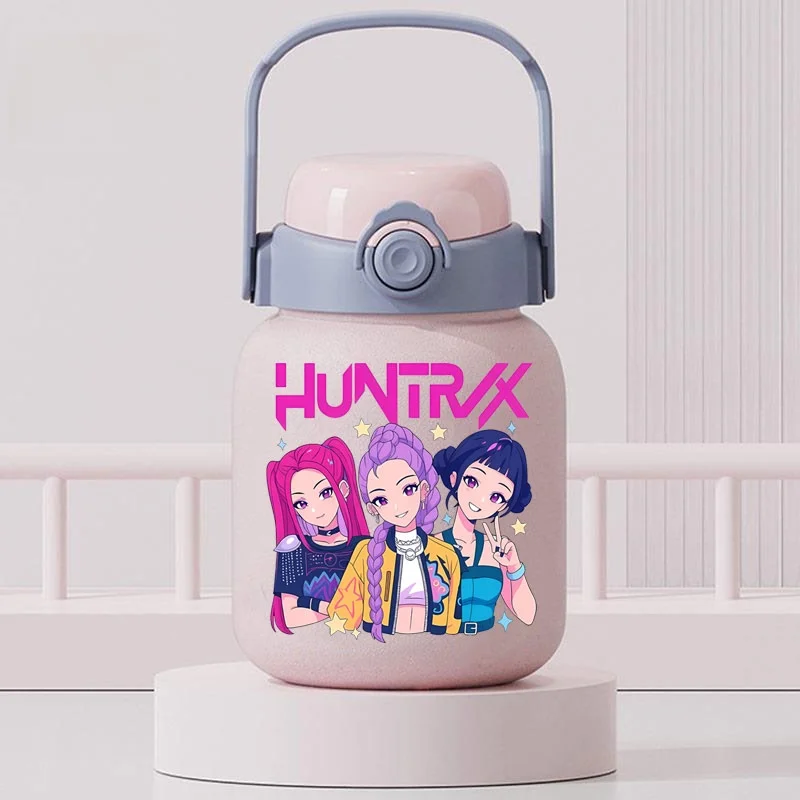 900 مللي K-Pop شيطان الصيادين هنتر X رومي ميرا زوي جينو سيلين Kpop كوب ماء بلاستك K Pop شرب زجاجة TT كوب عازل