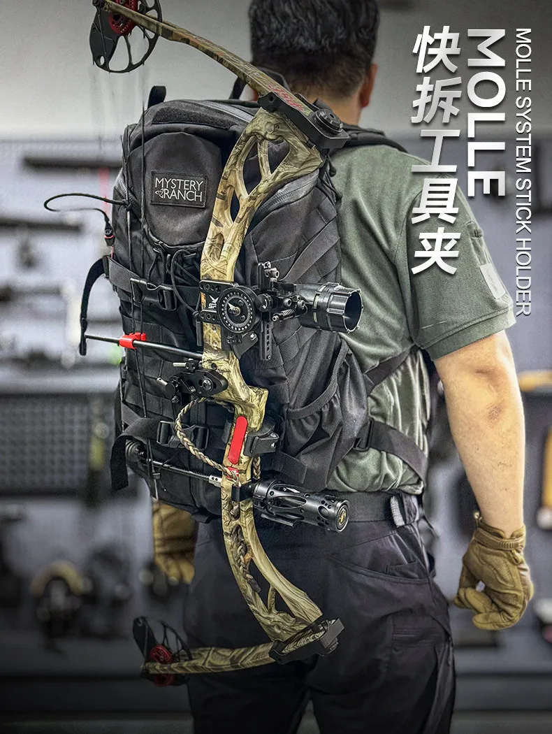 

MOLLE Quick-release Tool Clip, Adjustable Whip Knife Composite Bow Axe Sheath, Outdoor Self-defense, Portable